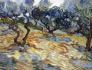 Olive Trees 1889 by Vincent Van Gogh Olive Trees 1889 by Vincent Van Gogh
