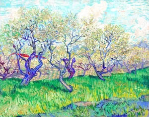 Orchard In Blossom 1889 by Vincent Van Gogh Orchard In Blossom 1889 by Vincent Van Gogh