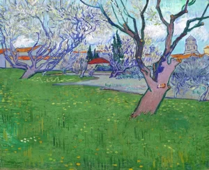 Orchards In Blossom, View Of Arles 1889 by Vincent Van Gogh Orchards In Blossom, View Of Arles 1889 by Vincent Van Gogh