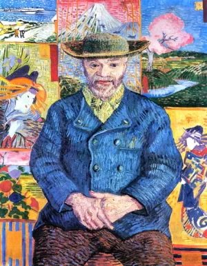 Portrait Of Pere Tanguy by Vincent Van Gogh Portrait Of Pere Tanguy by Vincent Van Gogh