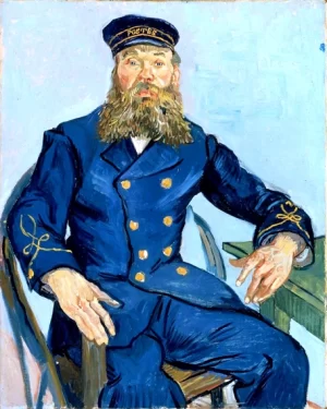 Postman Joseph Roulin by Vincent Van Gogh Postman Joseph Roulin by Vincent Van Gogh