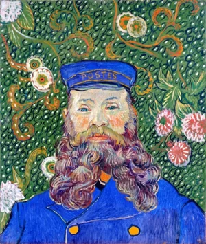 Portrait Of Joseph Roulin 1889 by Vincent Van Gogh Portrait Of Joseph Roulin 1889 by Vincent Van Gogh