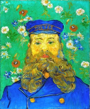 Portrait Of Joseph Roulin 1889 by Vincent Van Gogh Portrait Of Joseph Roulin 1889 by Vincent Van Gogh