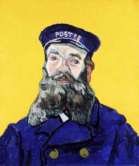 Portrait Of The Postman Joseph Roulin 1888 by Vincent Van Gogh, oil painting reproduction on canvas Portrait Of The Postman Joseph Roulin 1888 by Vincent Van Gogh