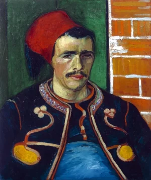 The Zouave 1888 by Vincent Van Gogh The Zouave 1888 by Vincent Van Gogh