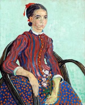 La-Mousme by Vincent Van Gogh La-Mousme by Vincent Van Gogh