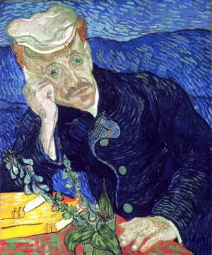 Portrait Of Dr. Gachet by Vincent Van Gogh Portrait Of Dr. Gachet by Vincent Van Gogh