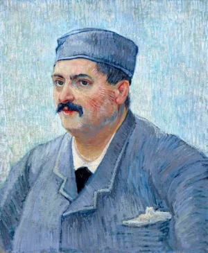 Portrait Of Etienne-Lucien Martin by Vincent Van Gogh
