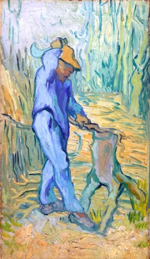 The Woodcutter (After Millet) by Vincent Van Gogh