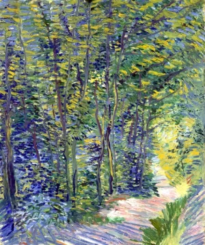 Path In The Woods by Vincent Van Gogh Path In The Woods by Vincent Van Gogh