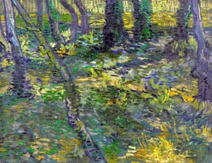 Undergrowth by Vincent Van Gogh Undergrowth by Vincent Van Gogh