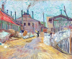 The Factory by Vincent Van Gogh The Factory by Vincent Van Gogh
