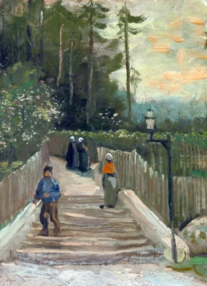 Path In Montmartre by Vincent Van Gogh Path In Montmartre by Vincent Van Gogh