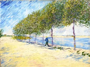 Along The Seine by Vincent Van Gogh Along The Seine by Vincent Van Gogh