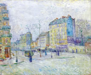 Boulevard De Clichy 1887 by Vincent Van Gogh