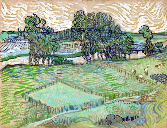 The Oise At Auvers by Vincent Van Gogh