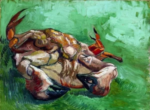A Crab On Its Back by Vincent Van Gogh A Crab On Its Back by Vincent Van Gogh