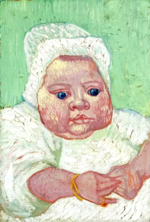 Le Bébé Marcelle Roulin by Vincent Van Gogh