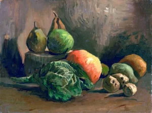 Still Life With Vegetables And Fruit by Vincent Van Gogh