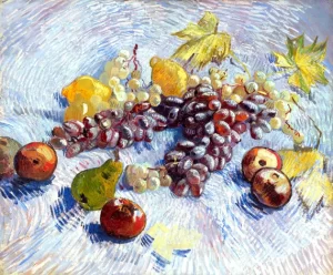 Grapes, Lemons, Pears, And Apples by Vincent Van Gogh