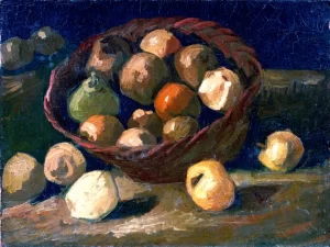Basket Of Apples 1885 by Vincent Van Gogh