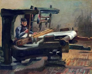Weaver Facing Right by Vincent Van Gogh