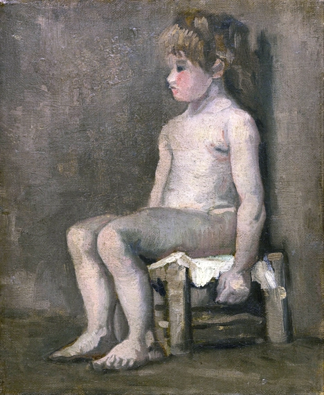 Nude Girl, Seated 1886 by Vincent Van Gogh