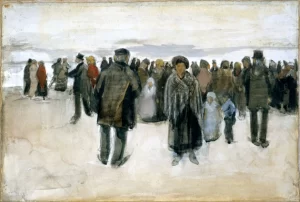 Beach At Scheveningen, 1882 by Vincent Van Gogh Beach At Scheveningen, 1882 by Vincent Van Gogh