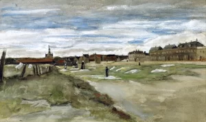 Bleaching Ground At Scheveningen 1882 by Vincent Van Gogh