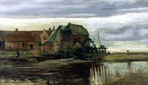 Water Mill In Gennep by Vincent Van Gogh