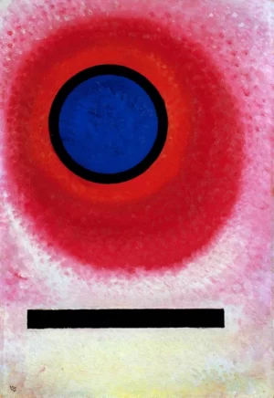 Blauer Kreis No. 2 (Cercle Bleu II) by Wassily Kandinsky