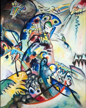 Blue Crest (1917) by Wassily Kandinsky