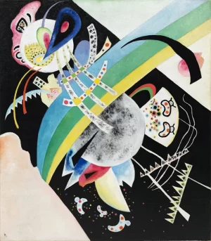 Circles On Black by Wassily Kandinsky Circles On Black by Wassily Kandinsky