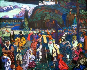 Das Bunte Leben (Colorful Life) by Wassily Kandinsky Das Bunte Leben (Colorful Life) by Wassily Kandinsky
