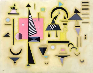 Decisive Pink by Wassily Kandinsky