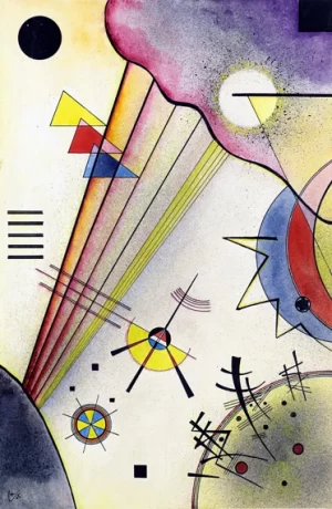Deutliche Verbindung (Clear Connection) by Wassily Kandinsky