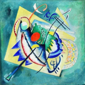 Red Oval (Krasny Oval) by Wassily Kandinsky