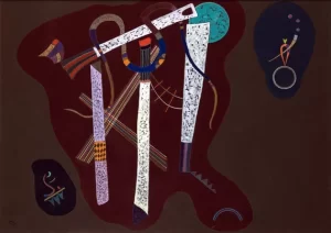 Drei Säulen (Three Columns) by Wassily Kandinsky