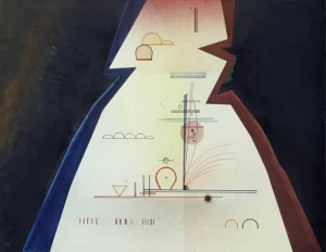 Dunkle Zacken (Dark Points) by Wassily Kandinsky