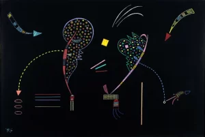 Deux Côtes by Wassily Kandinsky