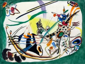 Entwurf Zu 'Grüner Rand' (Study For 'Green Border') by Wassily Kandinsky