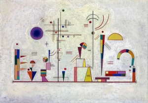 Étude Pour 'Contrastes Réduits' by Wassily Kandinsky