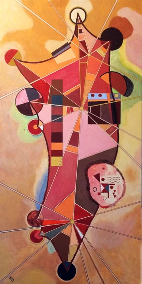 Fixed Points by Wassily Kandinsky