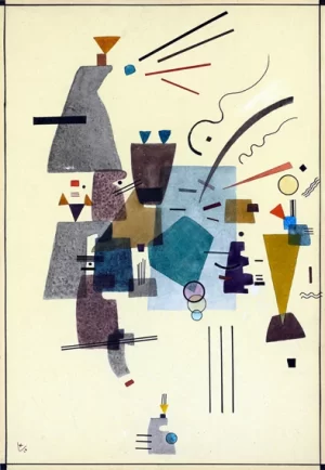 Gewärmtes Kühl (Warmed Cool) by Wassily Kandinsky