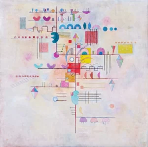 Graceful Ascent (Montée Gracieuse) by Wassily Kandinsky