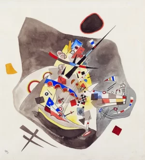 Gray Spot by Wassily Kandinsky
