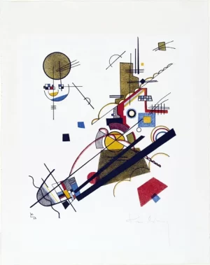 Joyous Ascent by Wassily Kandinsky