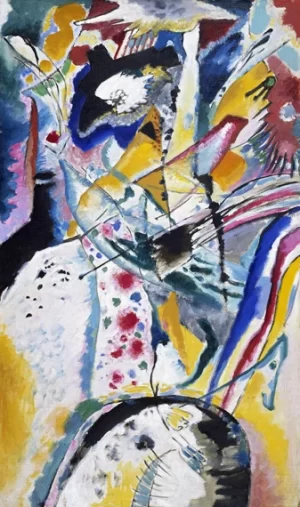 Large Study On A Mural For Edwin R. Campbell (Summer) by Wassily Kandinsky