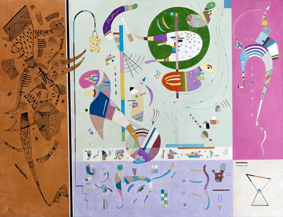 Parties Miscellaneous by Wassily Kandinsky, oil painting reproduction on canvas Parties Miscellaneous by Wassily Kandinsky