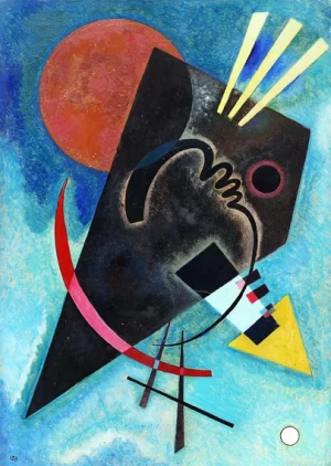 Pointed And Round (Spitz Und Rund) by Wassily Kandinsky